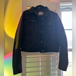 Free People Black Jean Jacket